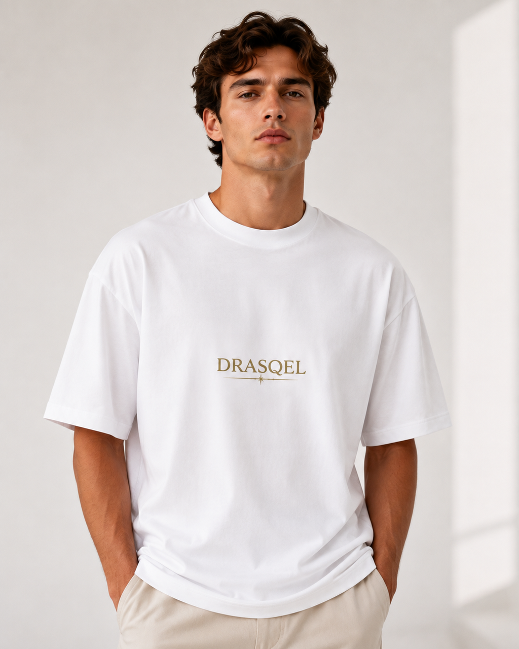 DRASQEL Serpent Heritage Tee – White