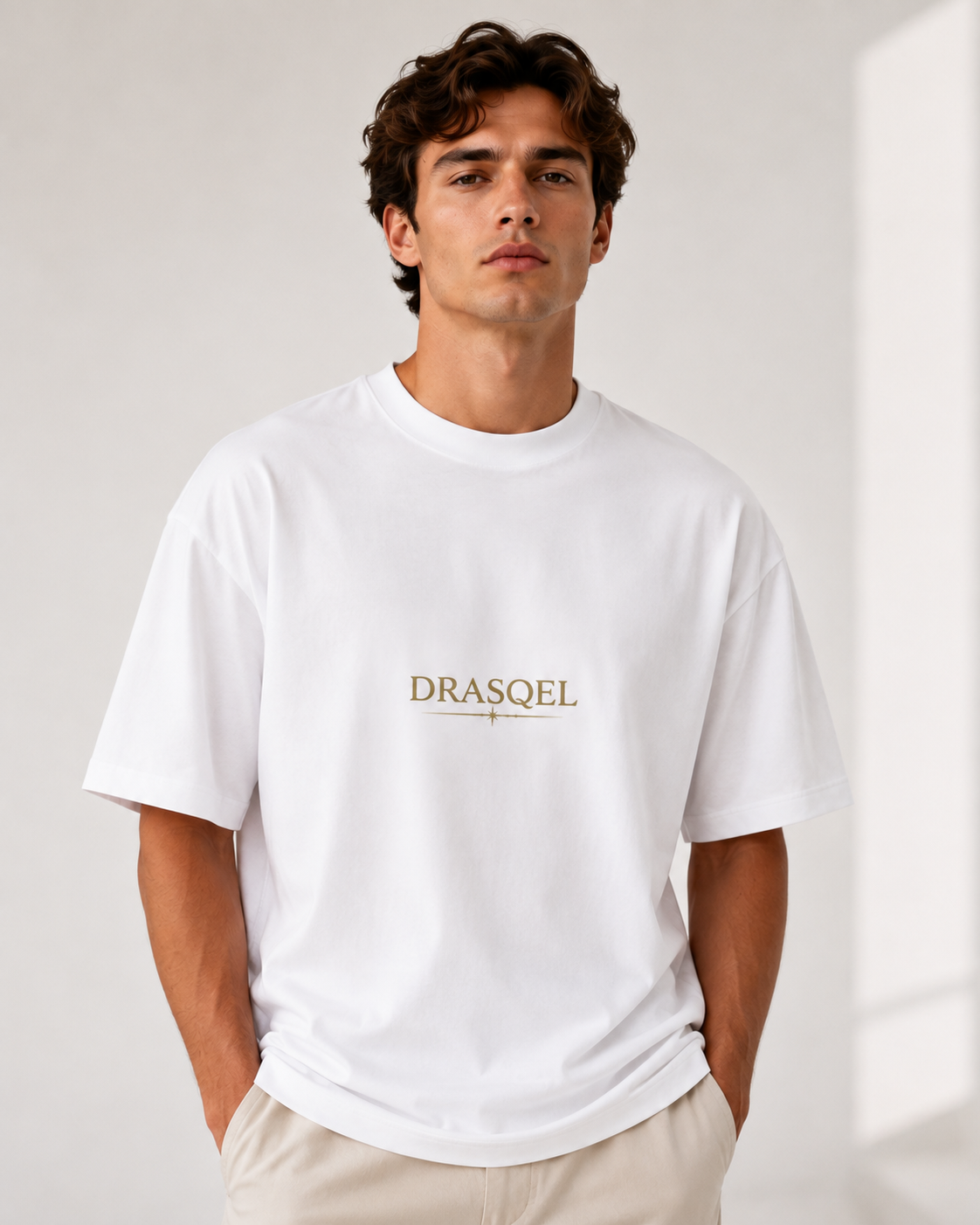 DRASQEL Serpent Heritage Tee – White