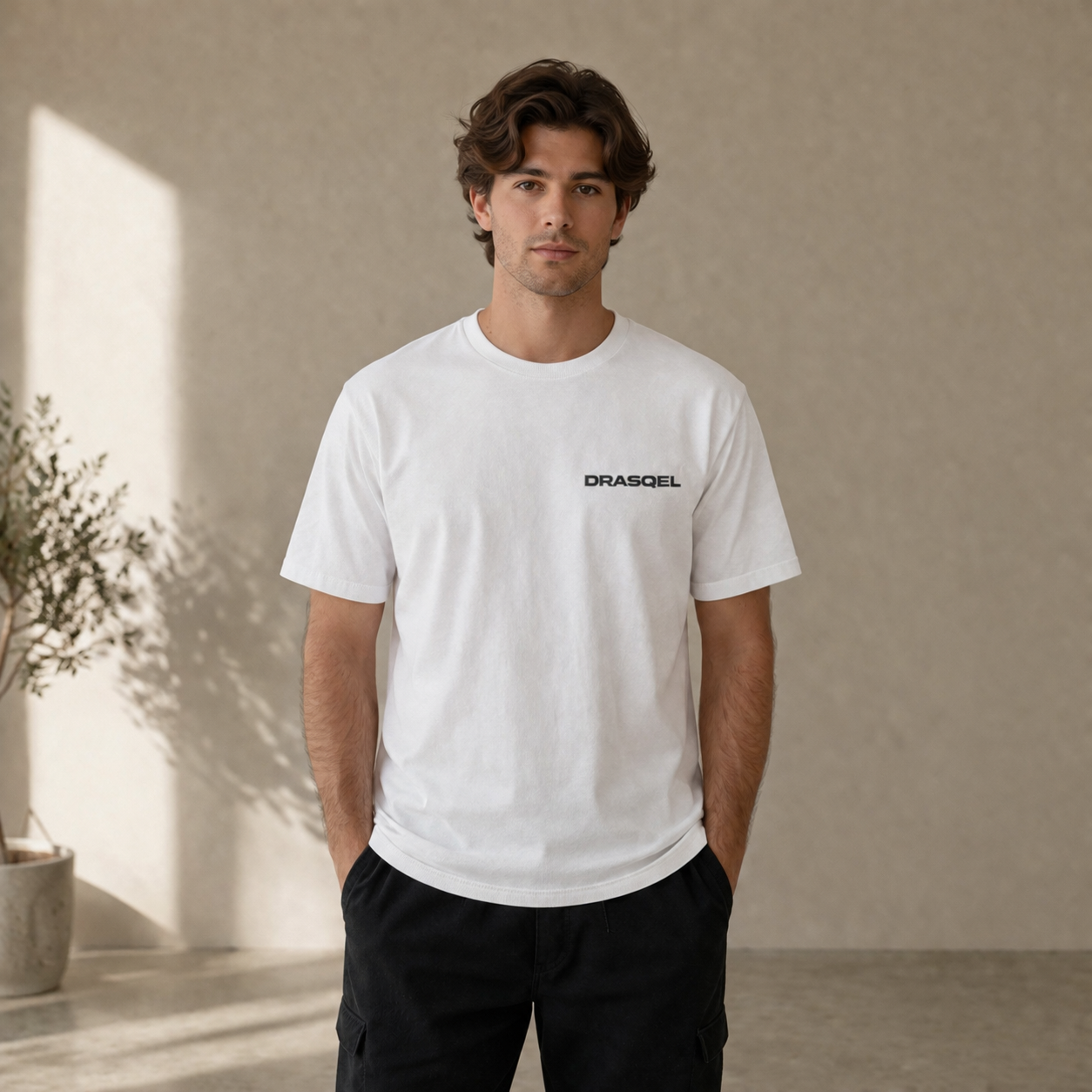 DRASQEL Signature Tee – White