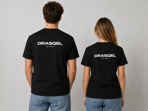 DRASQEL Signature Tee – Black