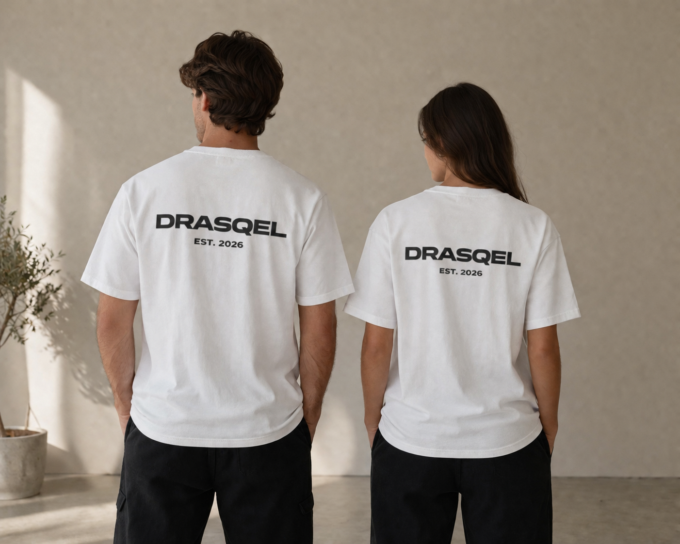 DRASQEL Signature Tee – White