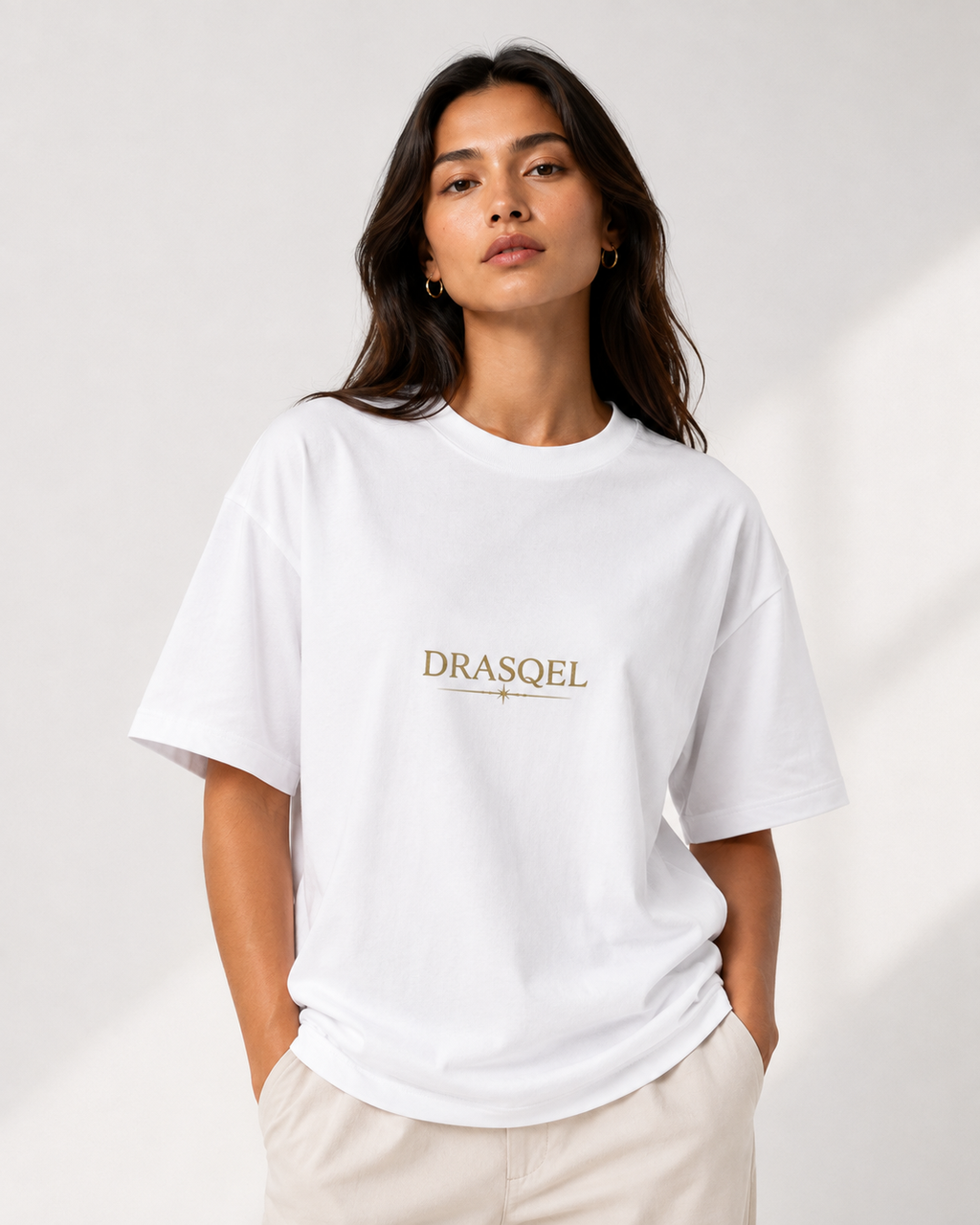 DRASQEL Serpent Heritage Tee – White